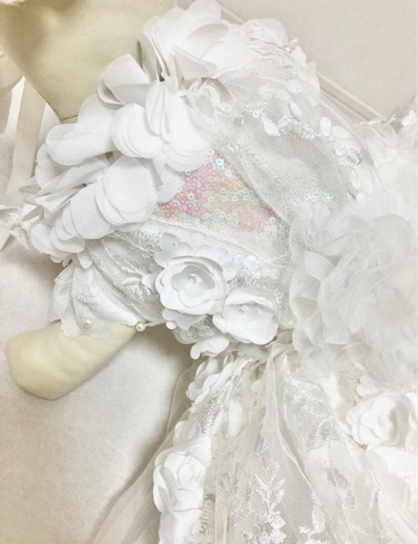 BONNIE&CO (XSサイズ) ドレス　犬服　ウエディングドレス