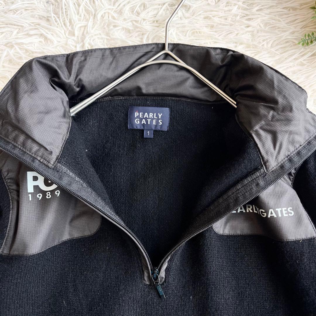 Etsu⭐︎パーリーゲイツ ブルゾン ジャケット フード付き ブラック