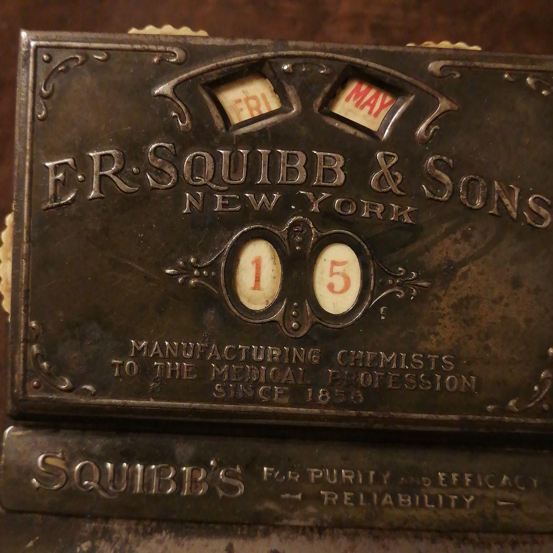 希少☆米国製アンティーク カレンダー付きクリップ ボード☆ステーショナリー文房具