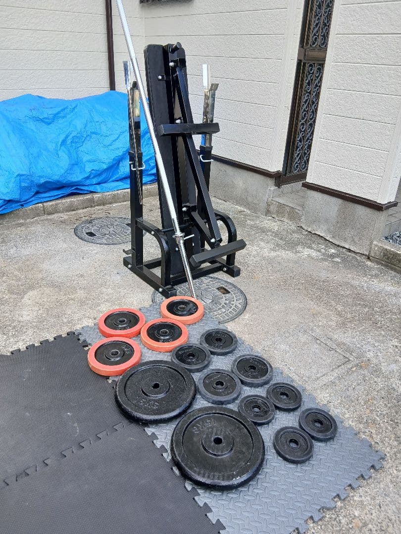 FIGHTING ベンチプレートセット 計65Kg 引き取限定