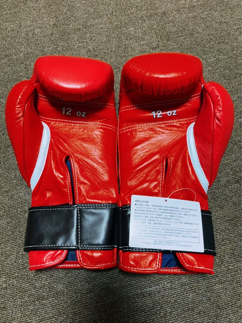 ウイニング　ボクシング　グローブ　12オンス　レッド