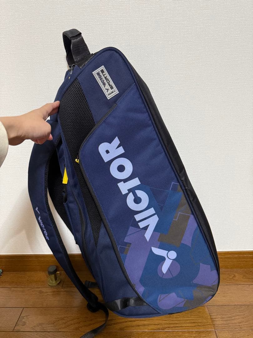 VICTOR バドミントンバッグ ネイビー