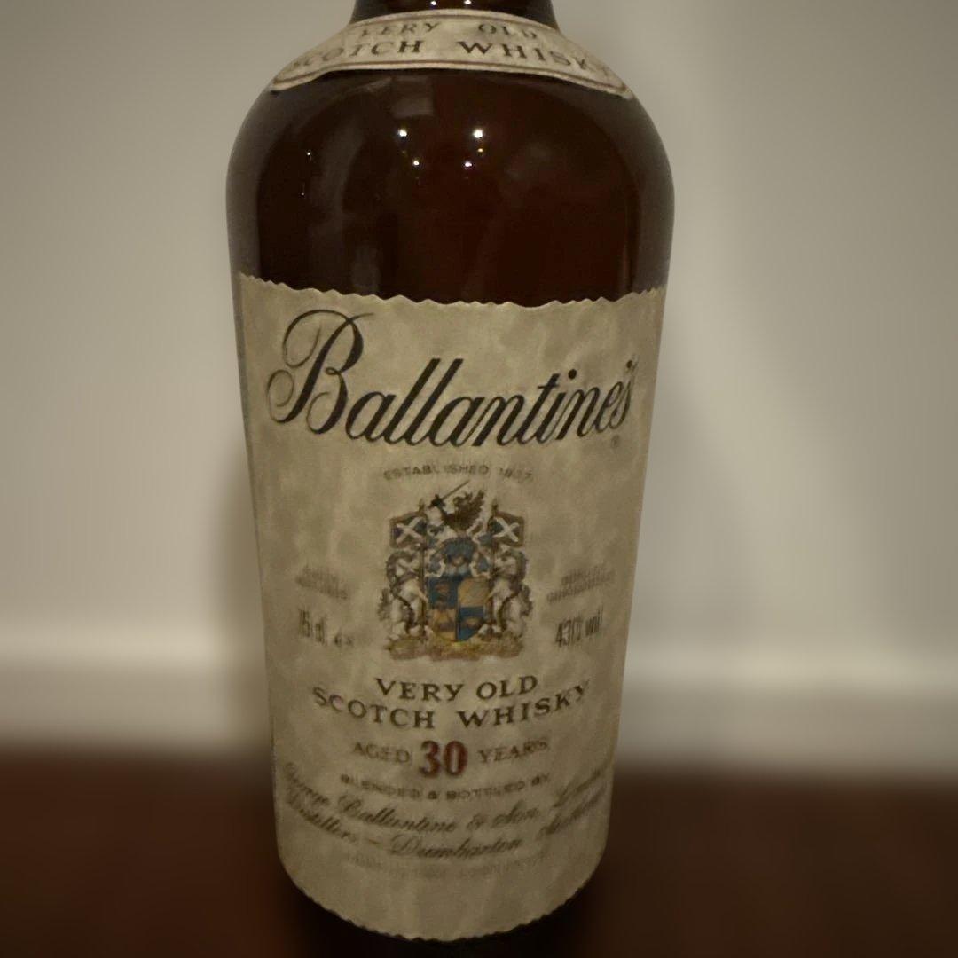希少旧ボトル 箱付き Ballantine's 30年 バランタイン