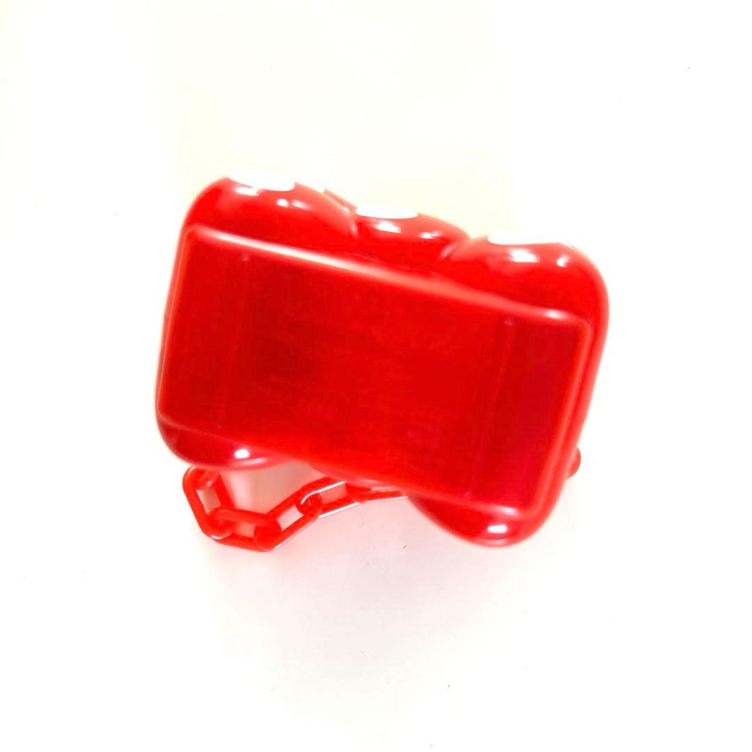 ディズニー　ミニー　デイジー　リボンポップコーンバケット　レッド　パープル　廃盤