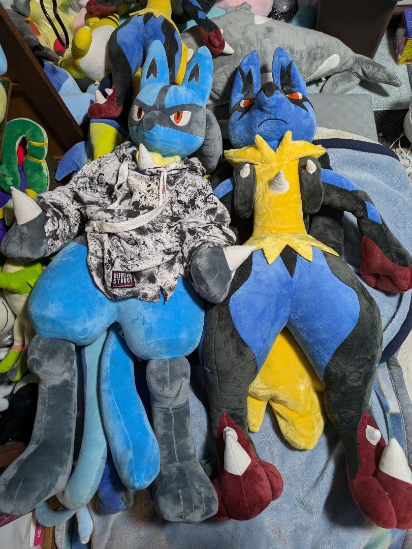 【8/17 まで値下げ】メガルカリオ 等身大ぬいぐるみ