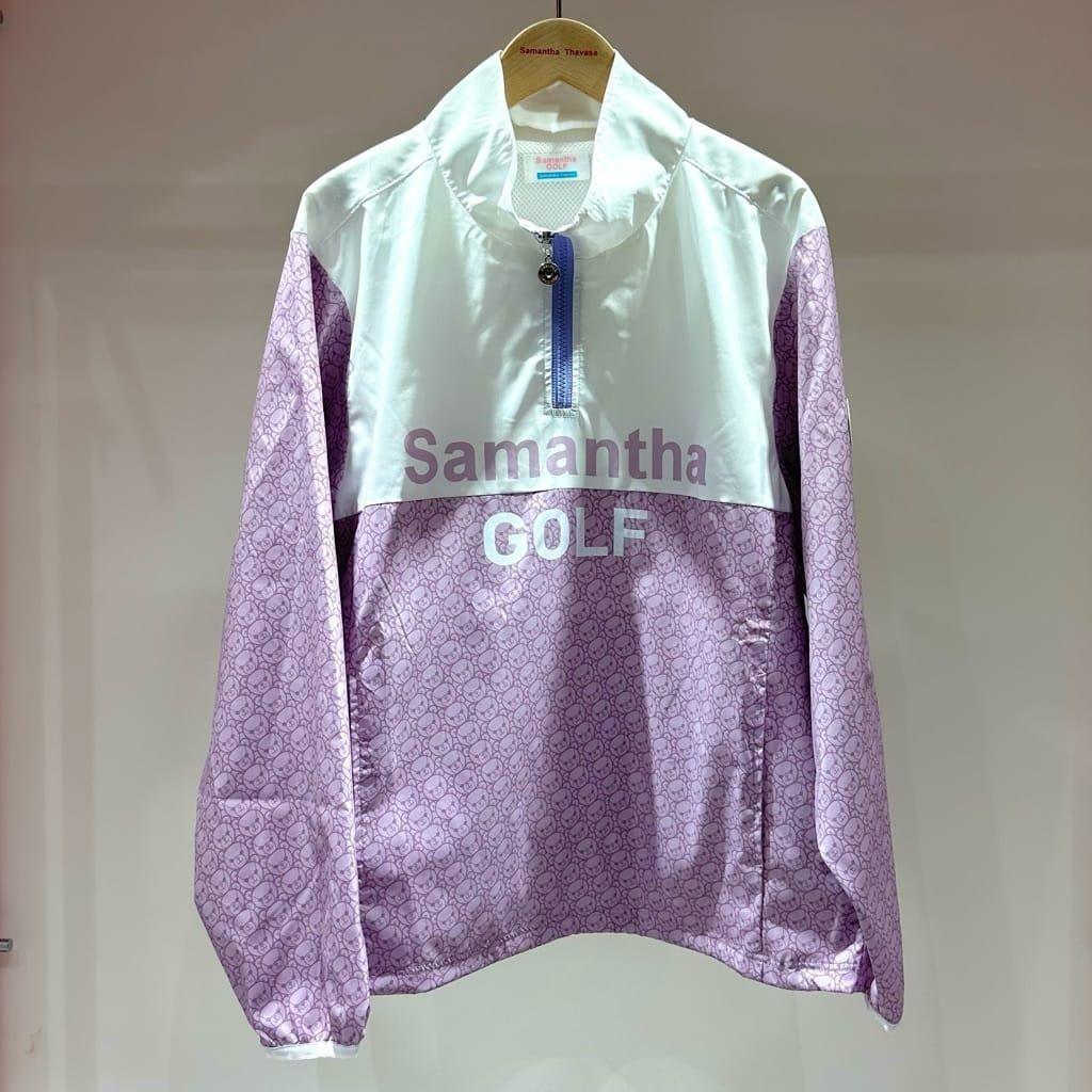 35％OFF！新品サマンサゴルフ アイミーちゃんウィンドジャケット ラベンダー