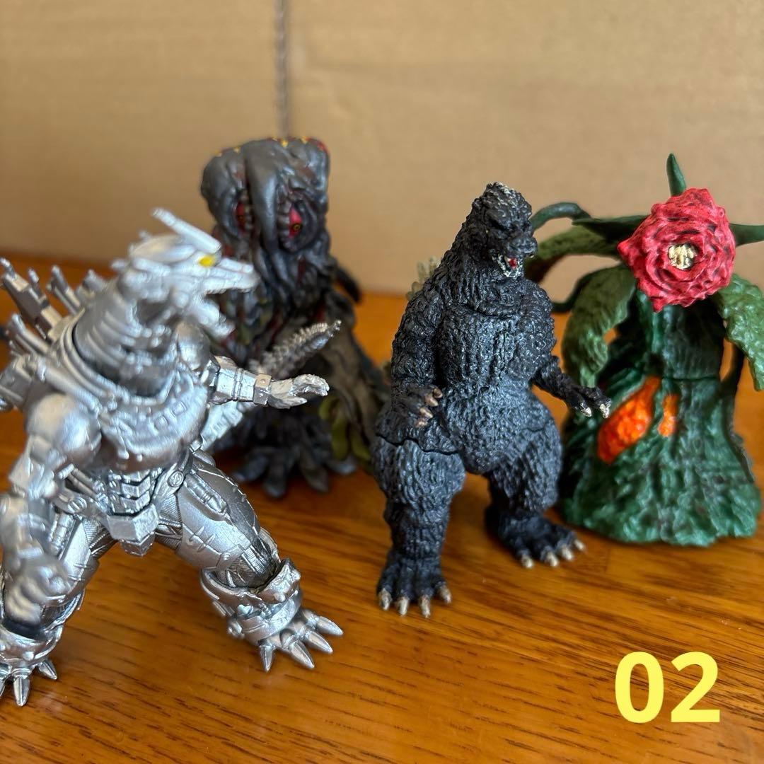 ガシャポン ゴジラHG D+ 01〜07 28体コンプリート ブックレット付き