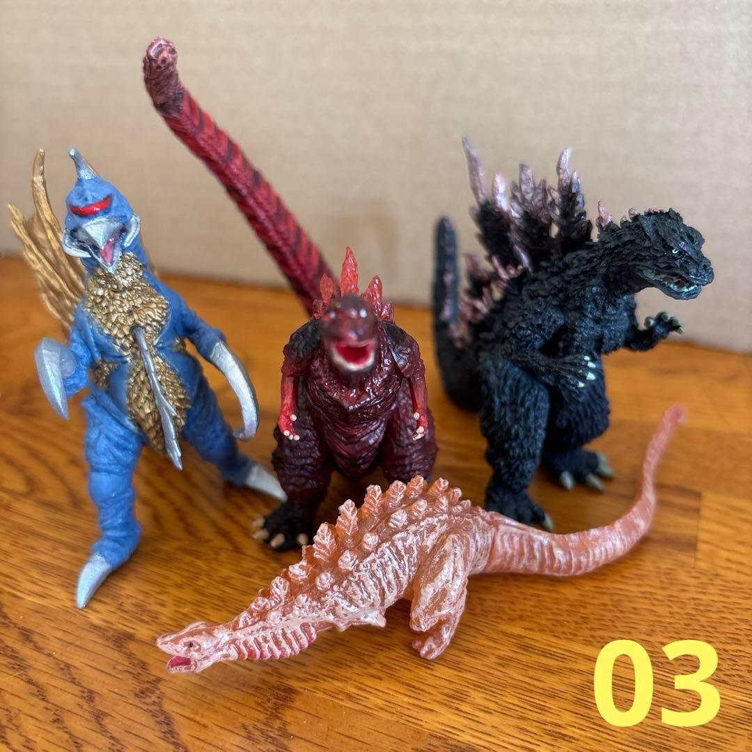 ガシャポン ゴジラHG D+ 01〜07 28体コンプリート ブックレット付き