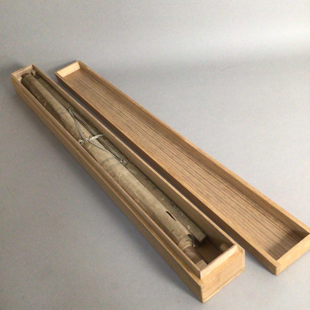 No2516掛軸　北条流軍隊之図　紙本合箱　手彩色肉筆画　古美術　時代　送料無料