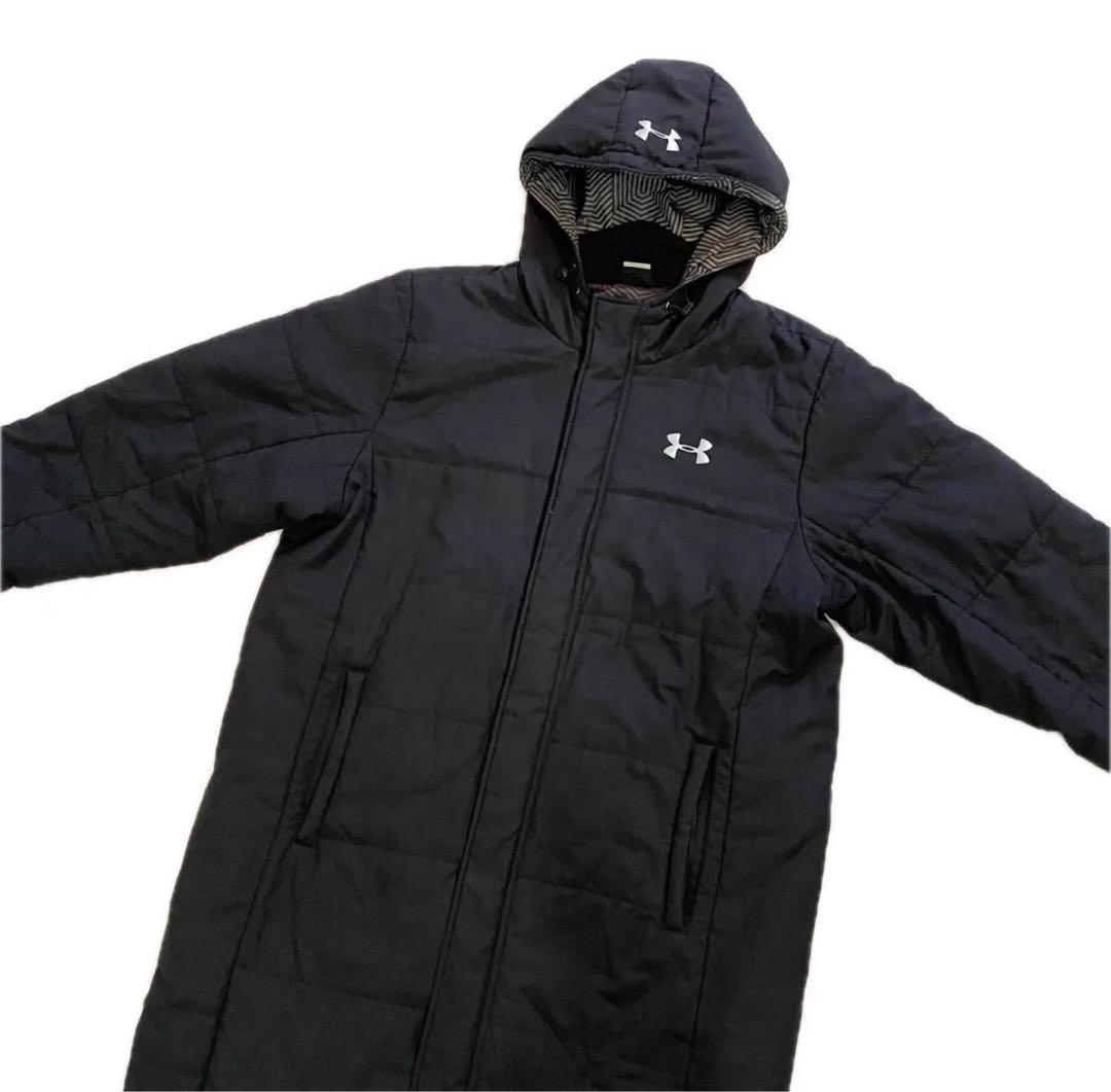 アンダーアーマー UNDER ARMOUR ベンチコート　XL 黒