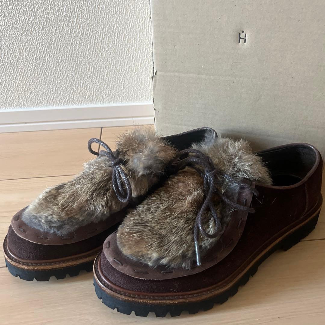 Hender Scheme ラビットファーシューズ　定価:¥39.900-