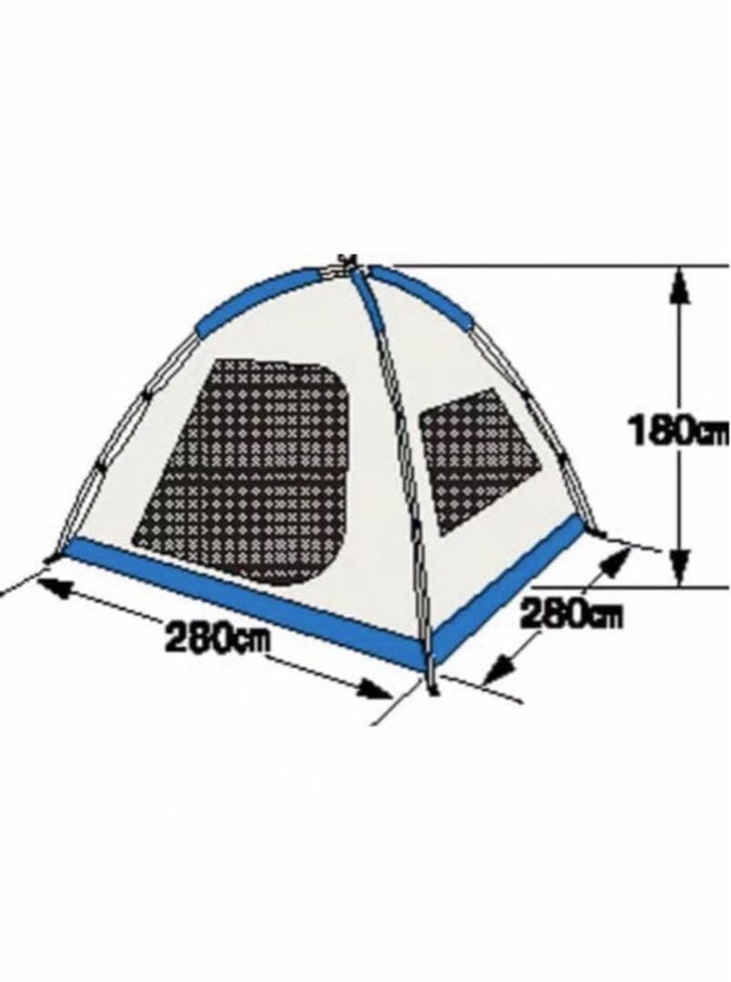 キャプテンスタッグ オルディナ スクリーンドームテント(6人用) M-3118