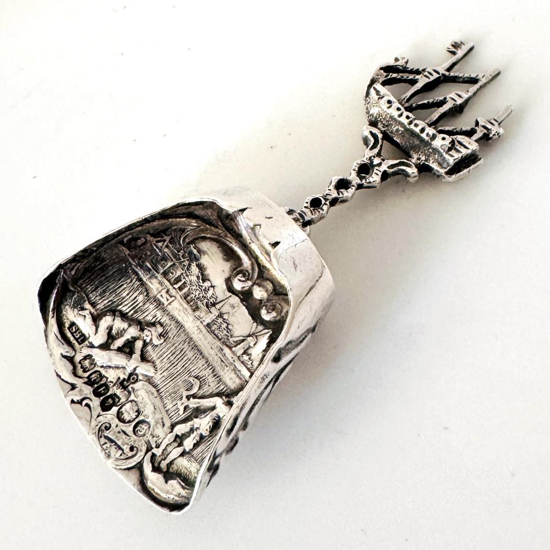 ★1904年代 英国★純銀製/キャディー/スプーン/イギリス/925/ロンドン