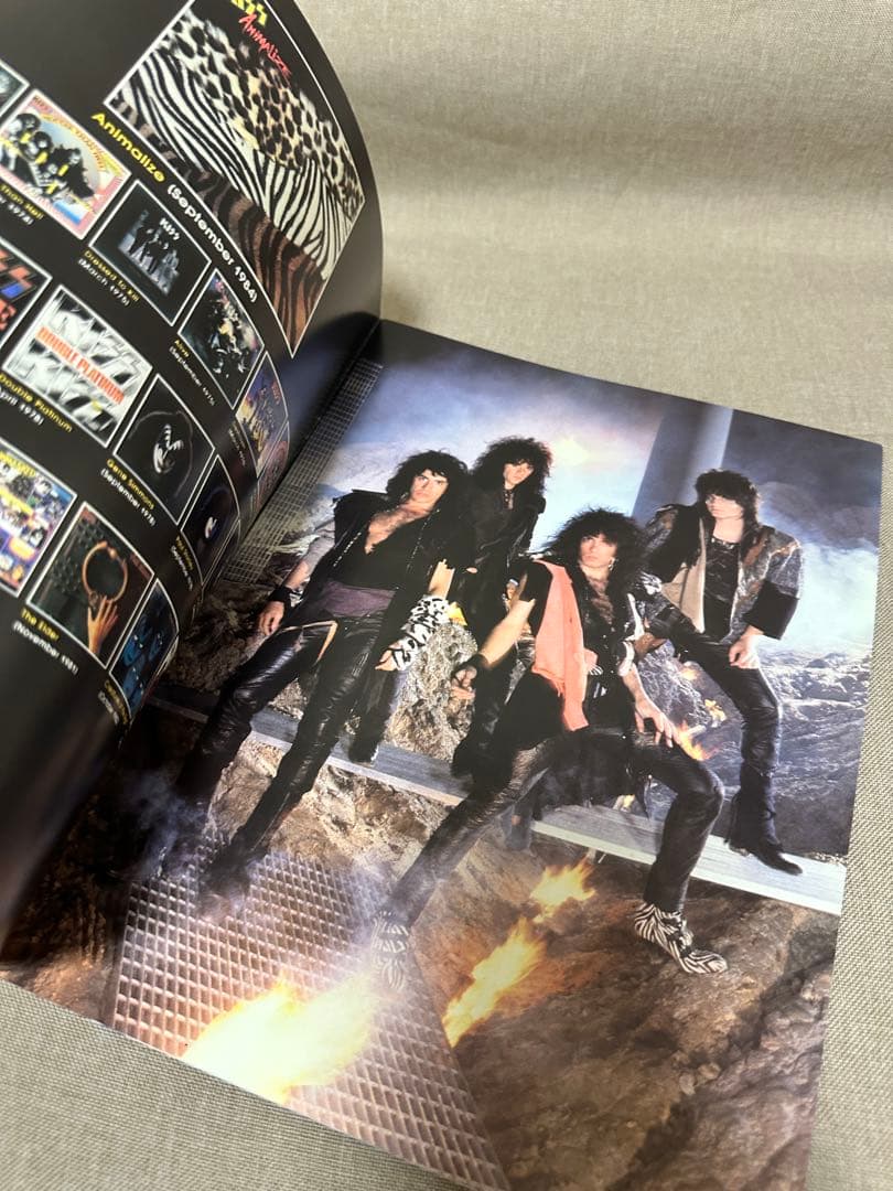 ヨーロッパ版KISS1984-85Animalize World tourブック