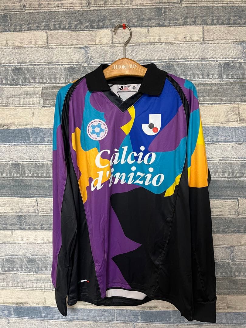 Jリーグ 90s レトロユニフォーム 長袖 L パープル 新品未使用