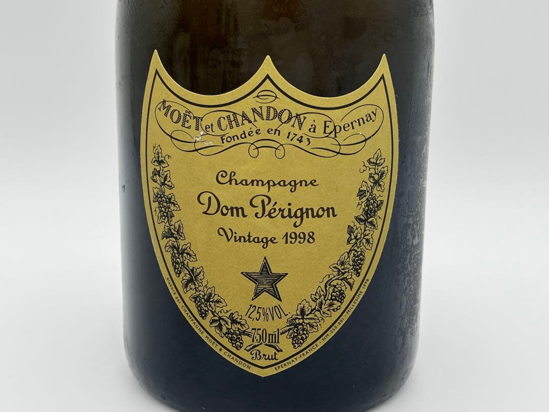 【未開栓】シャンパン ドン・ペリニョン ヴィンテージ 1998年 箱あり