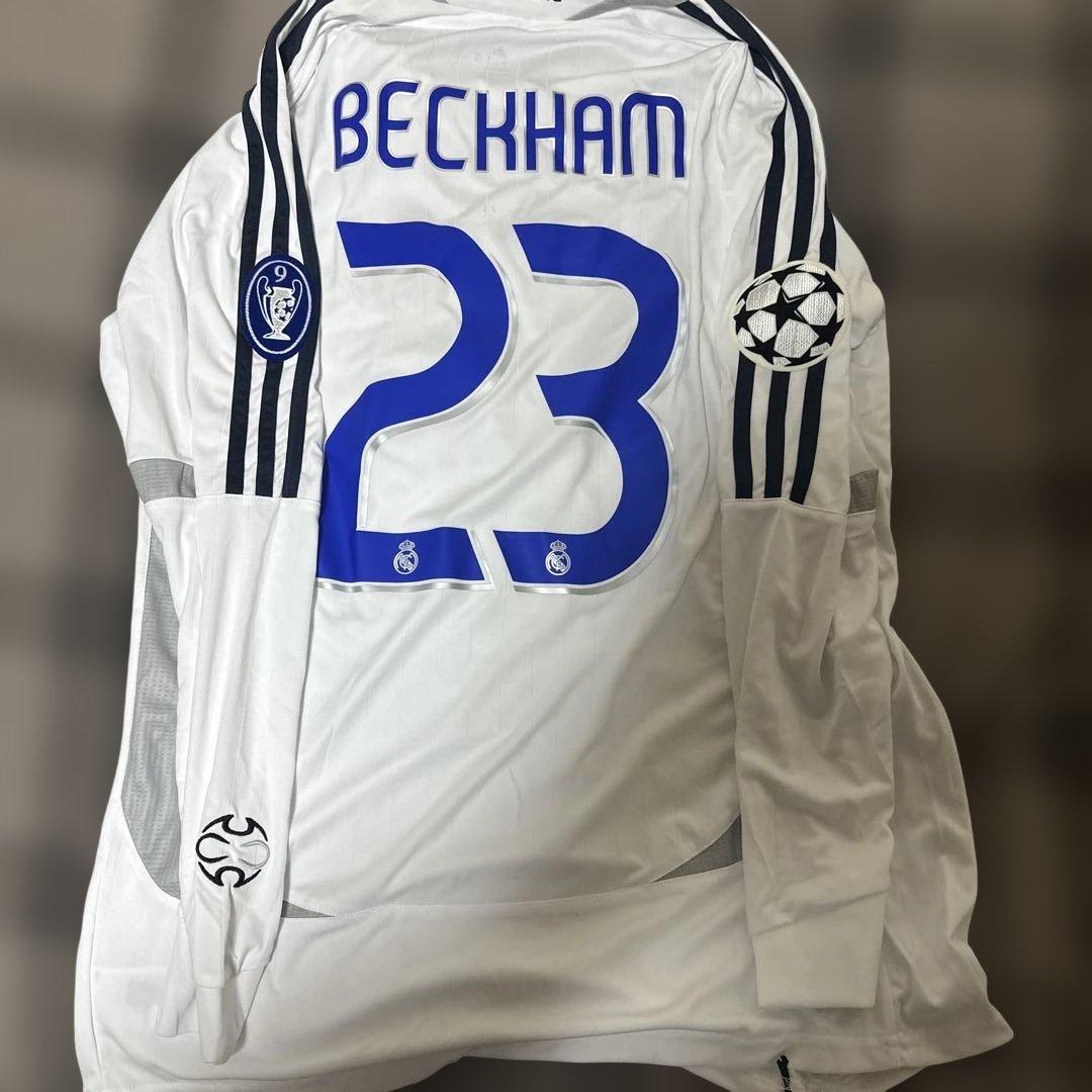 レアル・マドリード　デイヴィッド・ベッカム　23番 ユニフォーム（長袖）