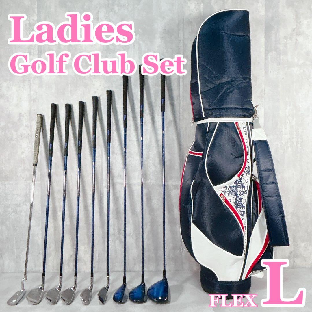 V523 Wilson Tiara 他 レディース ゴルフ クラブセット 10点