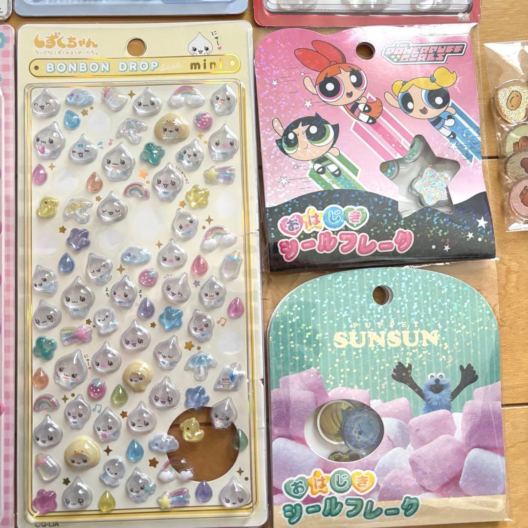 正規品 シール まとめ売り たまごっち おぱんちゅ パワパフ ボンドロ 他