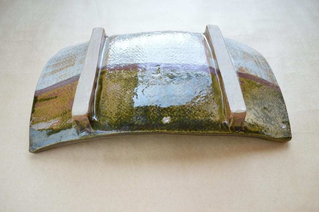 北大路魯山人写　魯山人 織部俎皿 大皿 魯卿 ロ散人 夢卿 福田大観