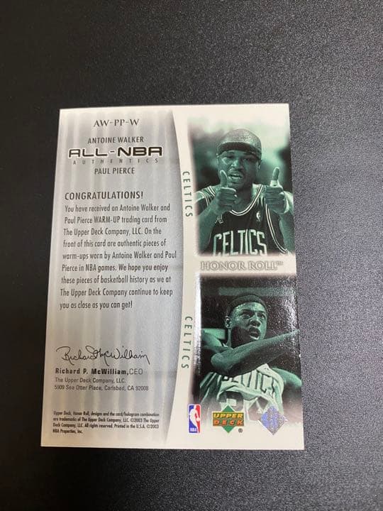 NBA カード　ジャージカード