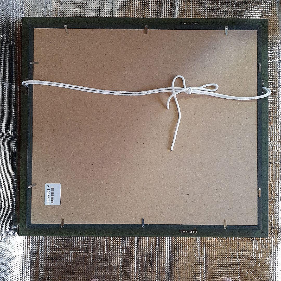 岡本太郎サインの油絵の抽象画です