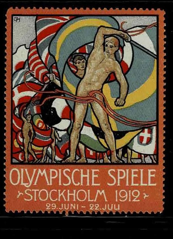 アンティーク　スポーツ　& オリンピック　ポスタースタンプ　切手　コレクション