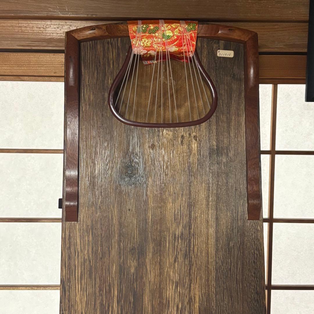 美品　お琴　13弦　福岡あこや