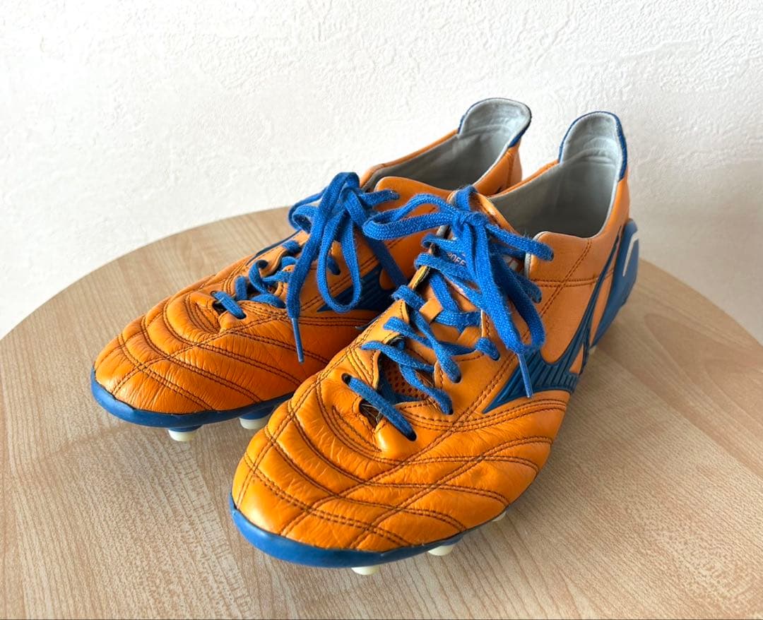 ミズノ モレリアネオ　25.0cm オレンジ×ブルー　2013年限定モデル