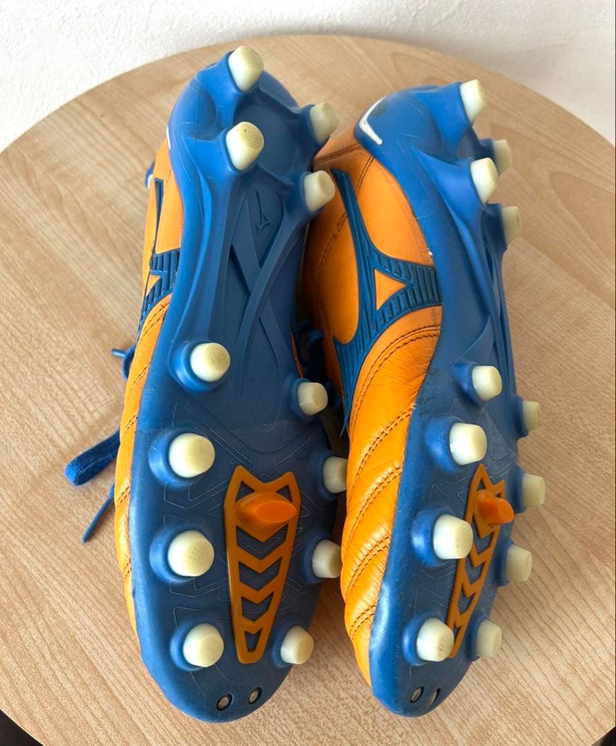 ミズノ モレリアネオ　25.0cm オレンジ×ブルー　2013年限定モデル