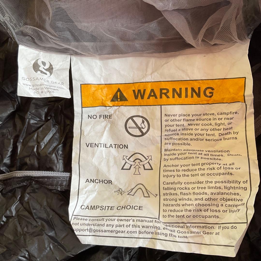 テント・タープ GOSSAMER GEAR The TWO