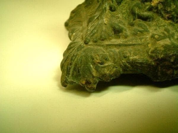 フランス アンティーク 聖心イエス像 台座付 20cm 御心像 19世紀頃