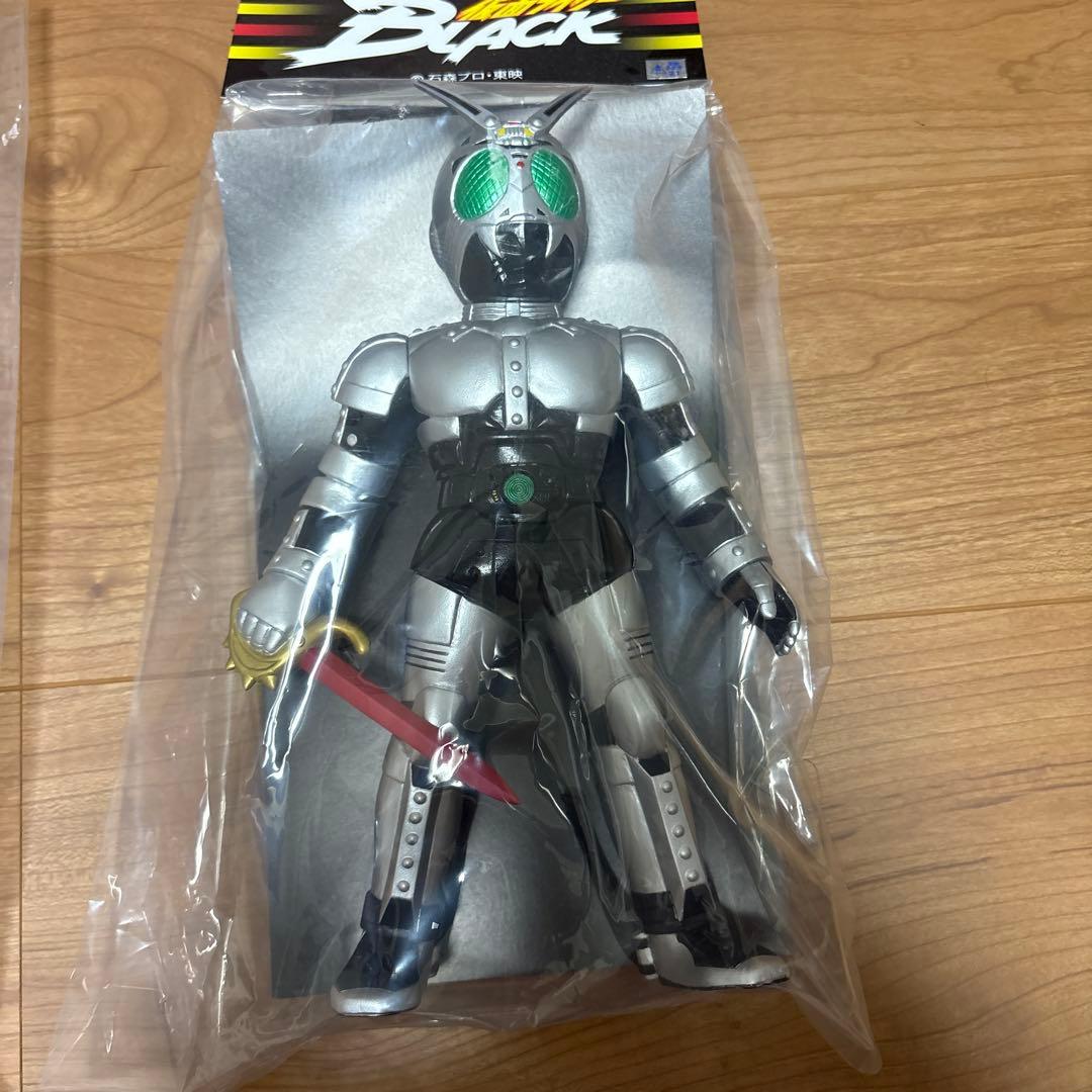 メディコムトイ　仮面ライダー black ソフビ　3体セット