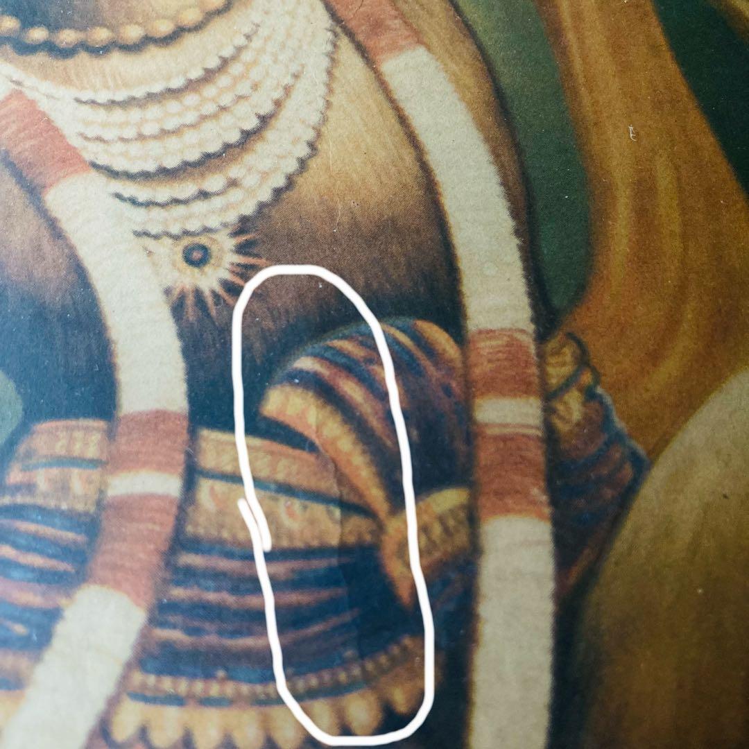 ハヌマーン　ビンテージポスター　　　額縁付