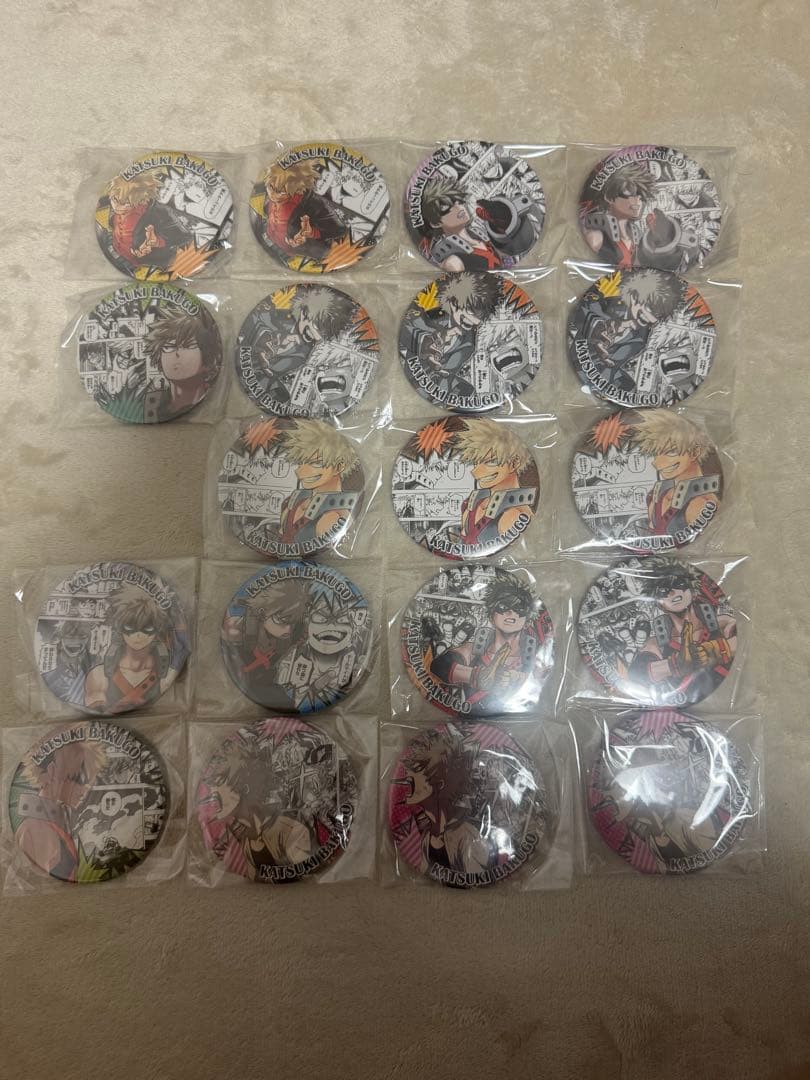 爆豪勝己 コレクション 缶バッジ まとめ売り
