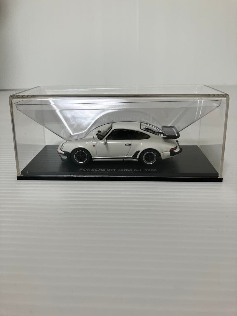 京商 1/43 ポルシェ911turbo 3.3 ホワイト