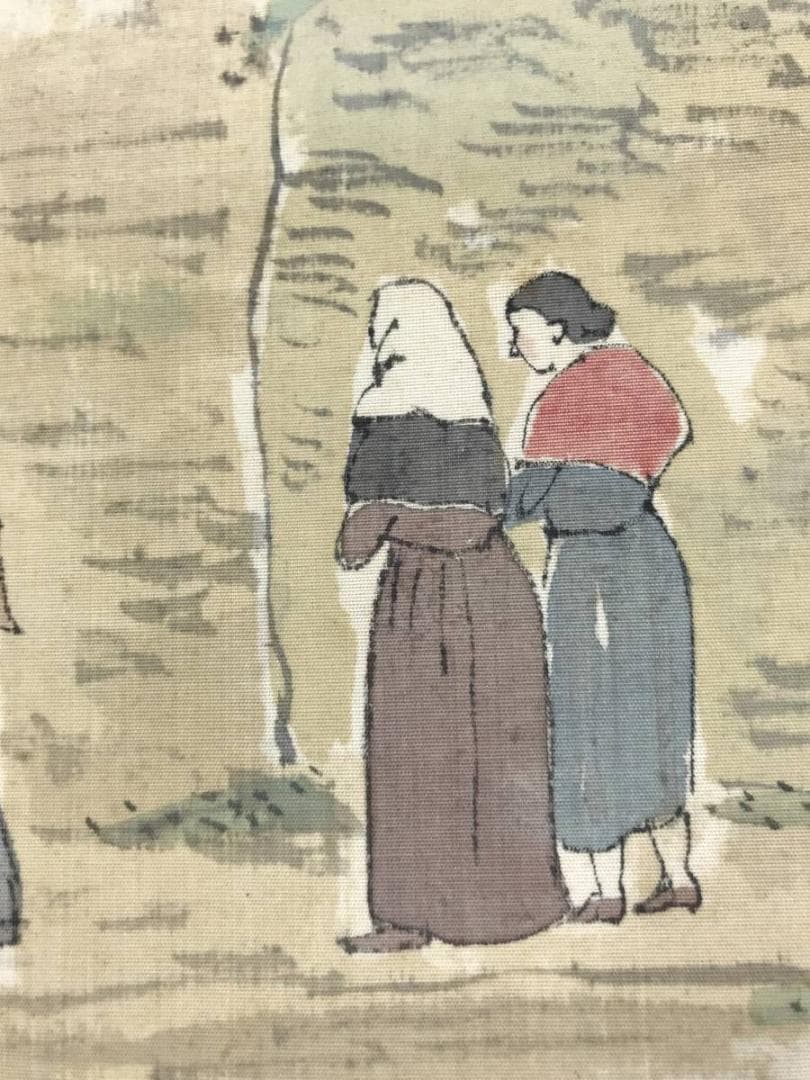 【真作】松田忠一/西班牙風景/スペイン風景/山水図/掛軸/名家伝来/AC-530