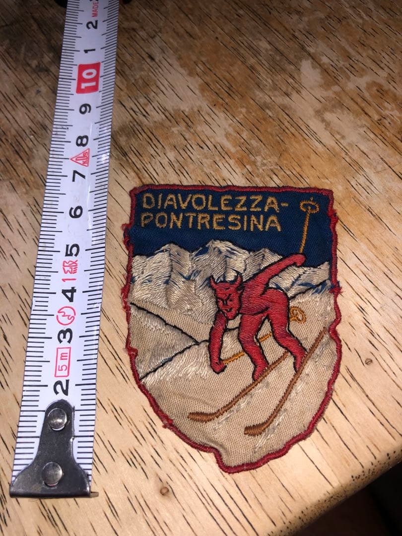 ビンテージ 40s デビル　悪魔　ワッペン　ノースノーネーム　スーベニール