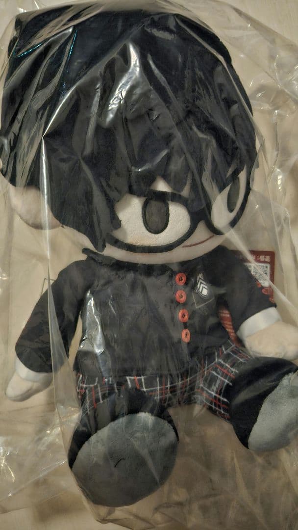 「5点セット」中国一番くじ ペルソナ5 雨宮蓮ぬいぐるみ ランダム色紙　チャーム