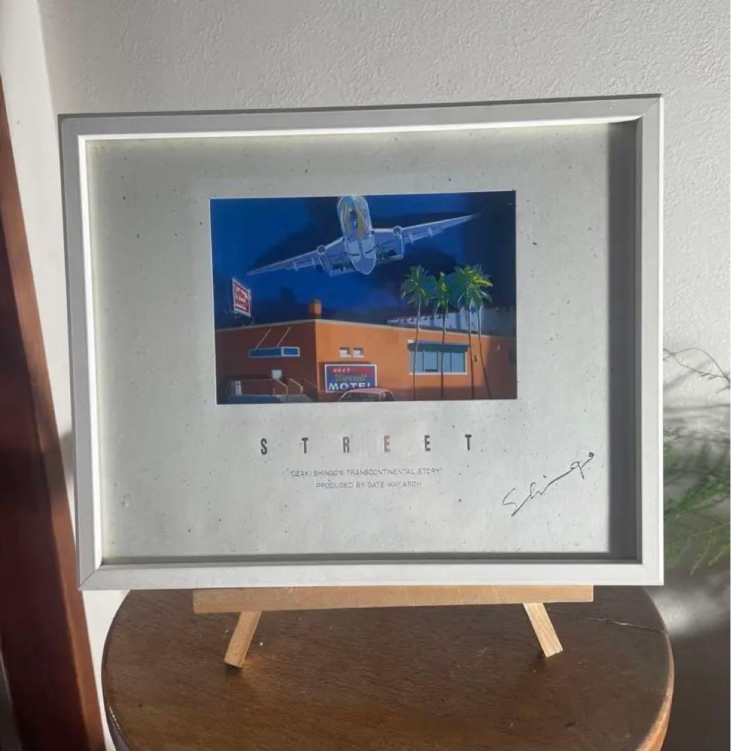 尾崎眞吾　アメリカンドリーム　立体絵画　アート　ヴィンテージ