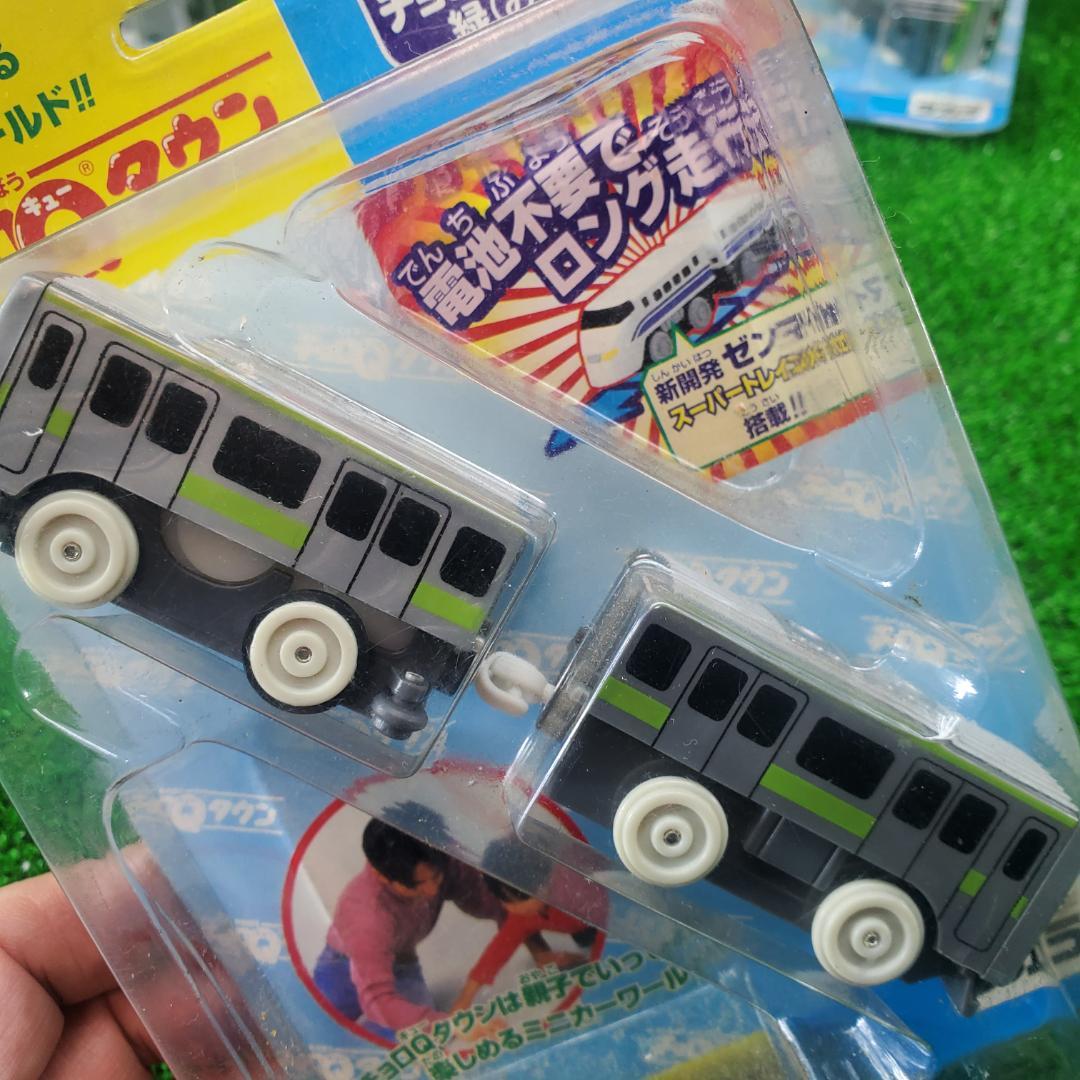 まとめて3台 チョロQタウン 電車シリーズ チョロQ通勤電車 緑 デ-05