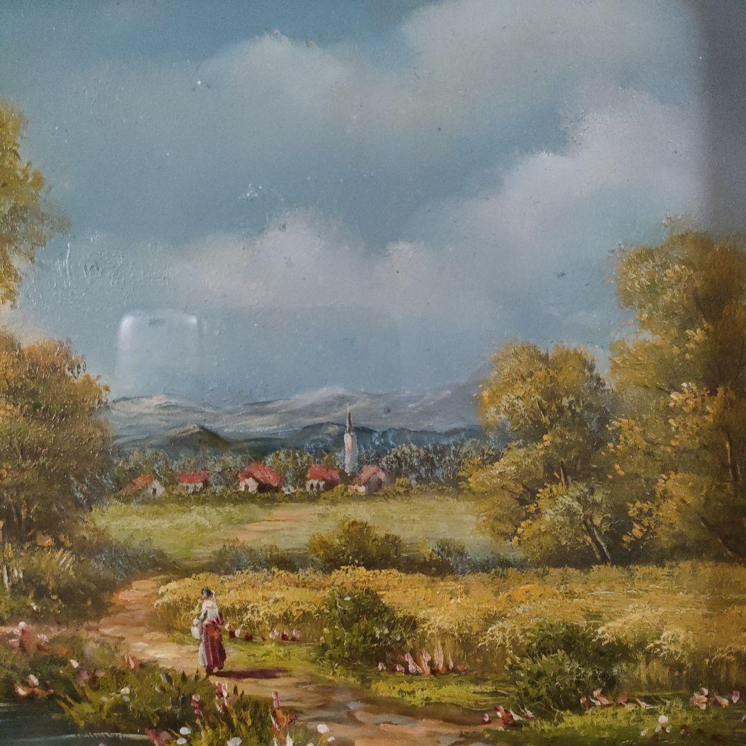 アンドレ・ボーシャン　油彩画『田園風景』