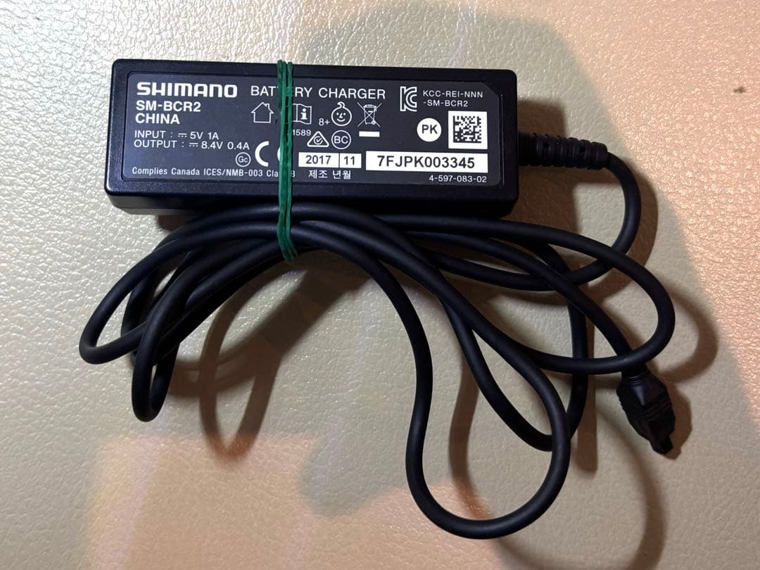 SHIMANO SM-BCR2 di2 バッテリーチャージャー