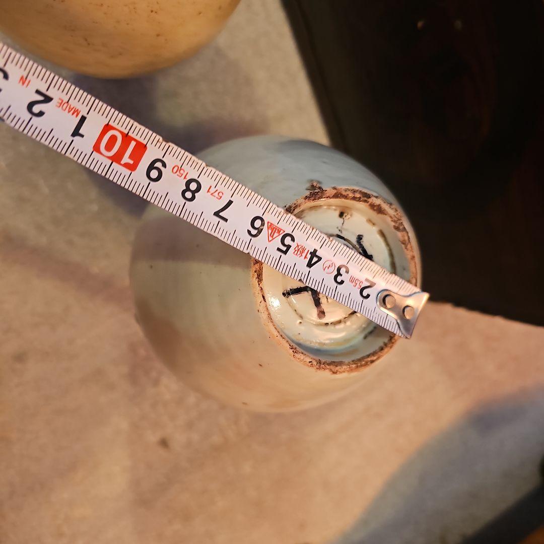 江戸初期から中期 古伊万里徳利(通称パイナップル絵柄)一対