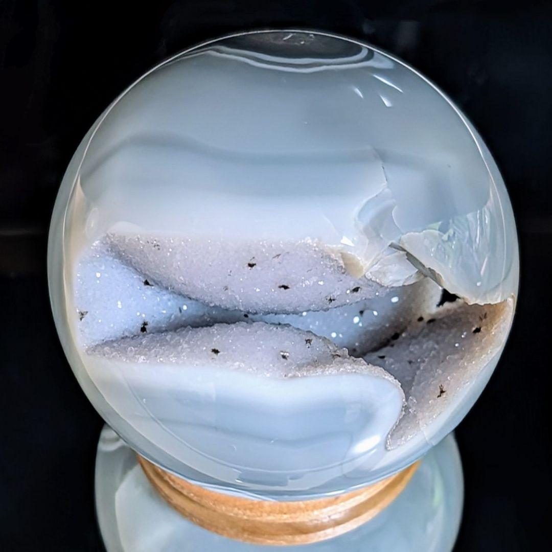 笑口 ジオード瑪瑙 スフィア