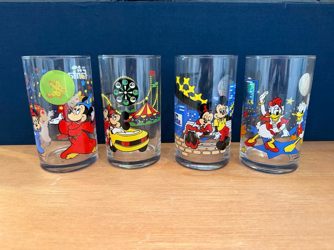 Fanta 不思議グラス ディズニーキャラクターグラス38個セット　昭和レトロ