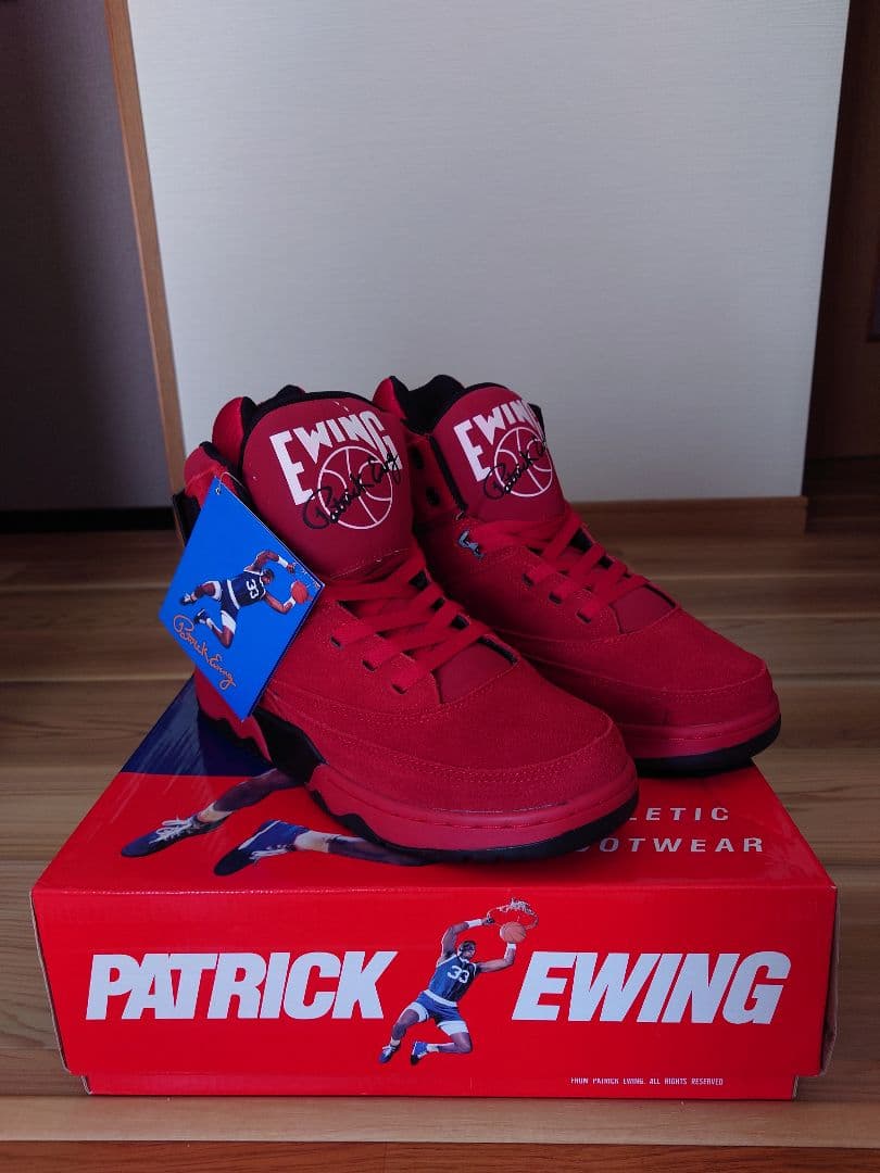 新品未使用 PATRICK EWING ユーイングアスレチックス レッド
