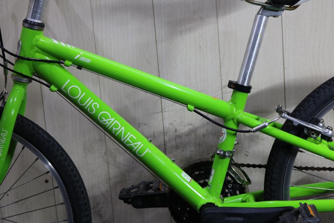 ルイガノ LGS-J22 22型 アルミ シマノ18速 本格子供用MTB 緑