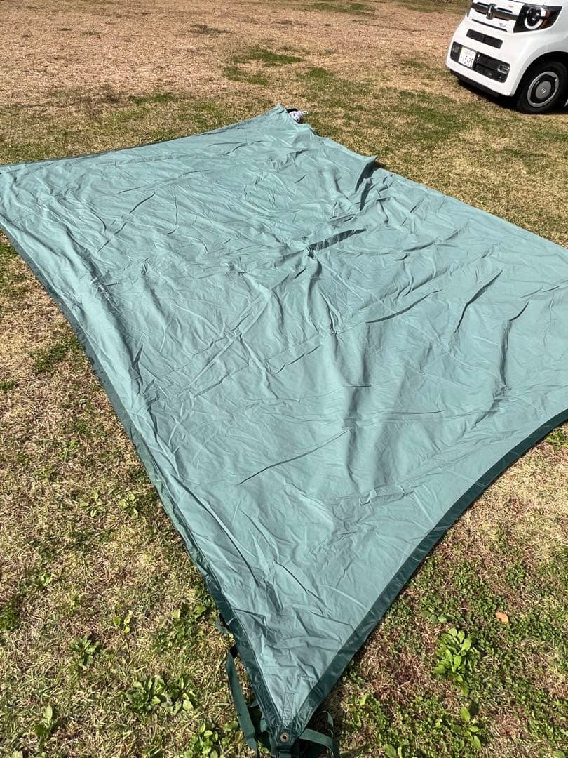 けん テンマクデザイン 焚き火タープTC コネクトヘキサ　ダックグリーン