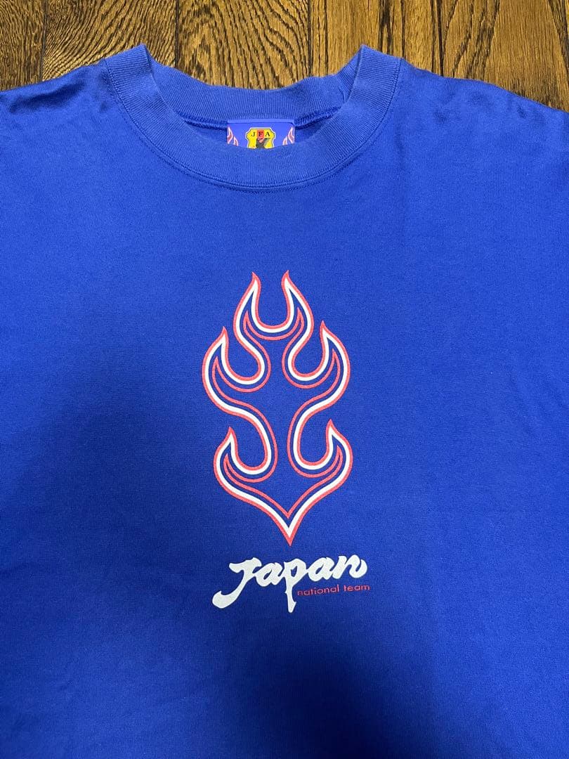 日本代表　1995 Tシャツ　炎柄　フレイム